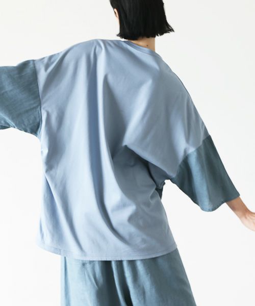 VUy.ヴウワイ.combination knit vuy-s23-k02[BLUE]_