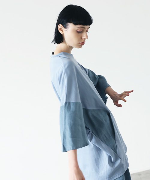 VUy.ヴウワイ.combination knit vuy-s23-k02[BLUE]_