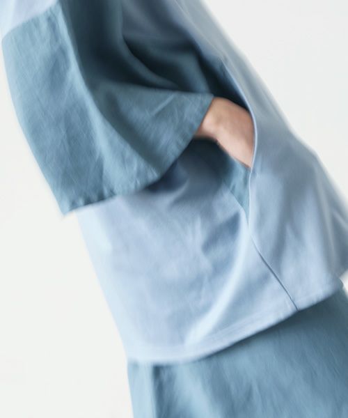 VUy.ヴウワイ.combination knit vuy-s23-k02[BLUE]_