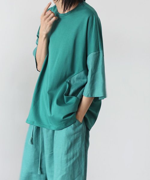 VUy.ヴウワイ.combination knit vuy-s22-k03[GREEN]_