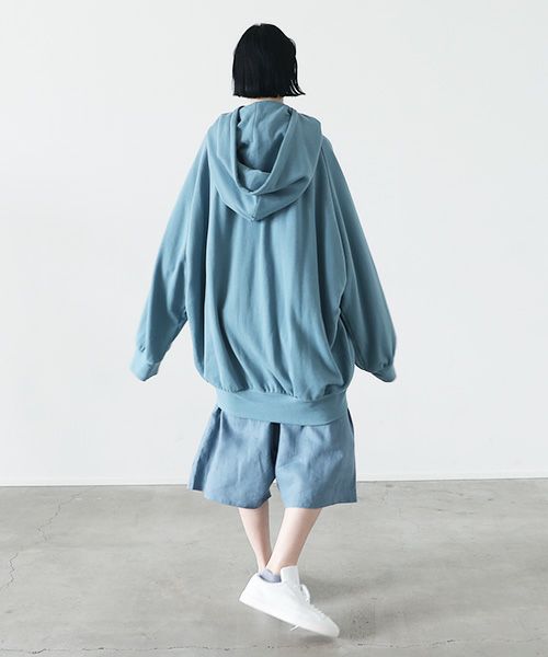 VUy.ヴウワイ.big hoody vuy-s22-k04[LIGHT BLUE]