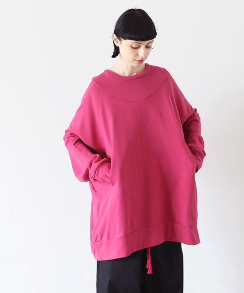 VUy.ヴウワイ.pullover sweat vuy-s22-k05[PINK]