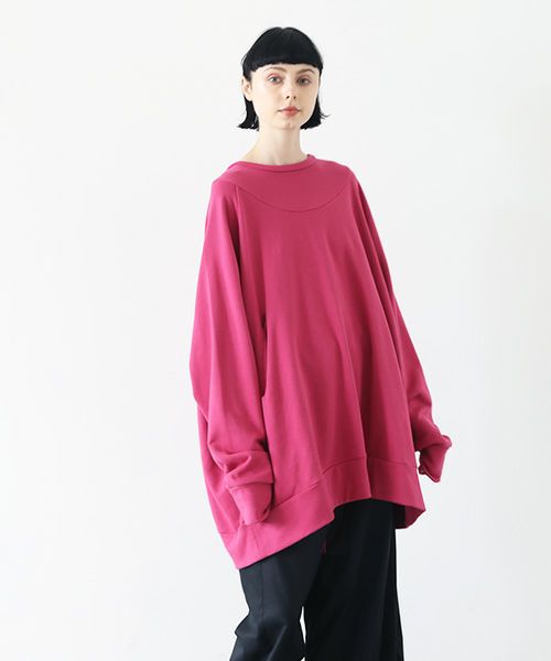 VUy.ヴウワイ.pullover sweat vuy-s22-k05[PINK]