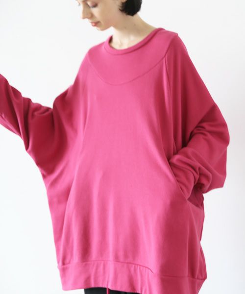 VUy.ヴウワイ.pullover sweat vuy-s22-k05[PINK]