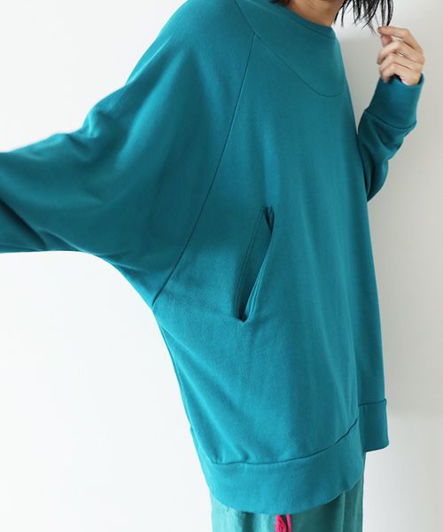 VUy.ヴウワイ.pullover sweat vuy-s22-k05[GREEN BLUE]_