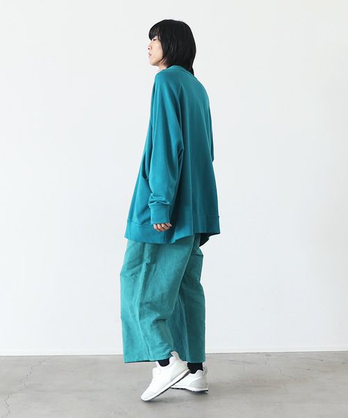 VUy.ヴウワイ.pullover sweat vuy-s22-k05[GREEN BLUE]_