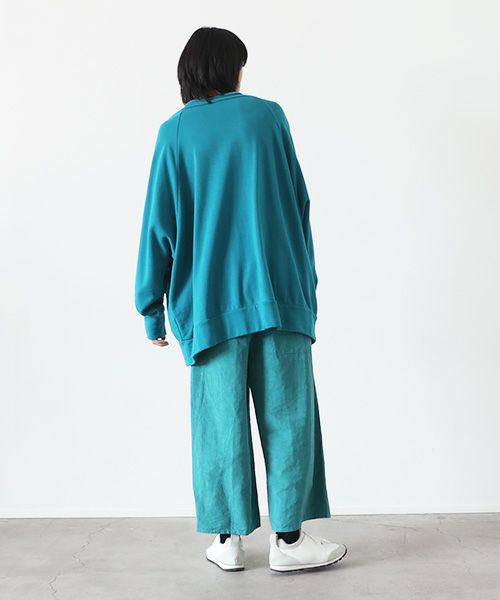 VUy.ヴウワイ.pullover sweat vuy-s22-k05[GREEN BLUE]_