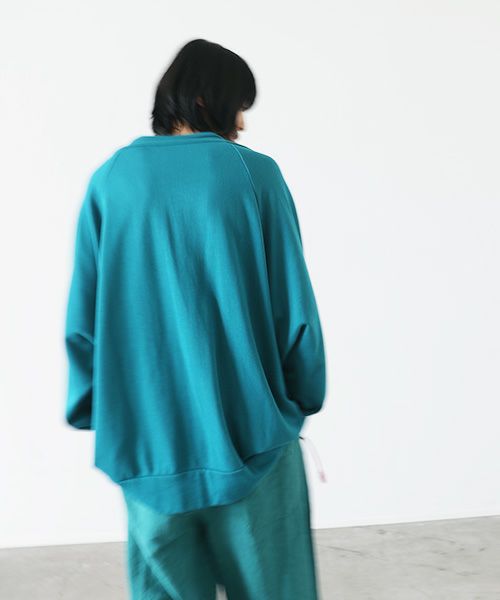 VUy.ヴウワイ.pullover sweat vuy-s22-k05[GREEN BLUE]_