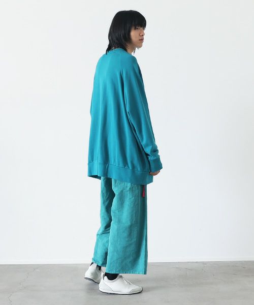 VUy.ヴウワイ.pullover sweat vuy-s22-k05[GREEN BLUE]_