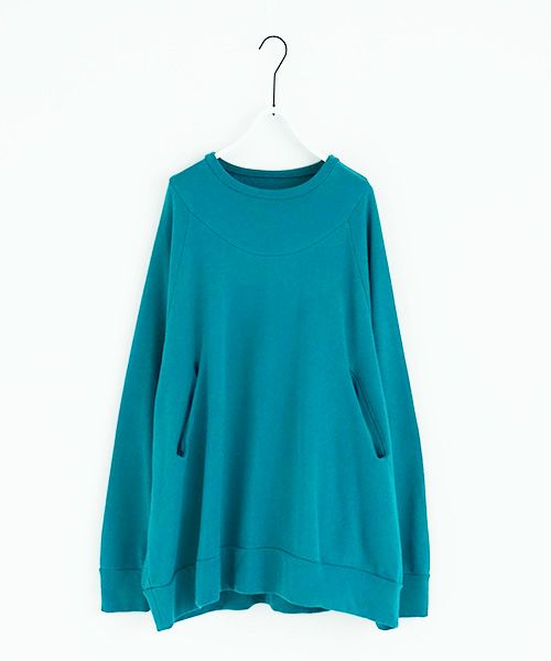 VUy.ヴウワイ.pullover sweat vuy-s22-k05[GREEN BLUE]_