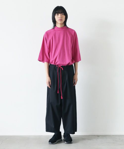 VUy.ヴウワイ.wide silhouette pants vuy-s22-p01[BLACK]s_