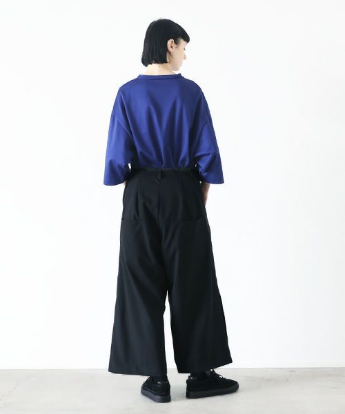 VUy.ヴウワイ.box slit pants vuy-s23-p02[BLACK]_