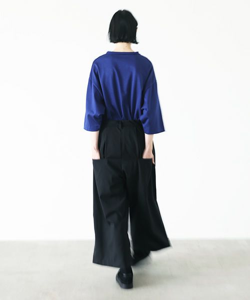 VUy.ヴウワイ.box slit pants vuy-s23-p02[BLACK]_