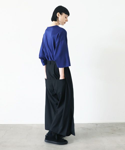 VUy.ヴウワイ.box slit pants vuy-s23-p02[BLACK]_