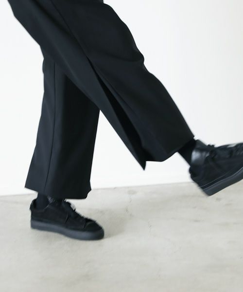VUy.ヴウワイ.box slit pants vuy-s23-p02[BLACK]_