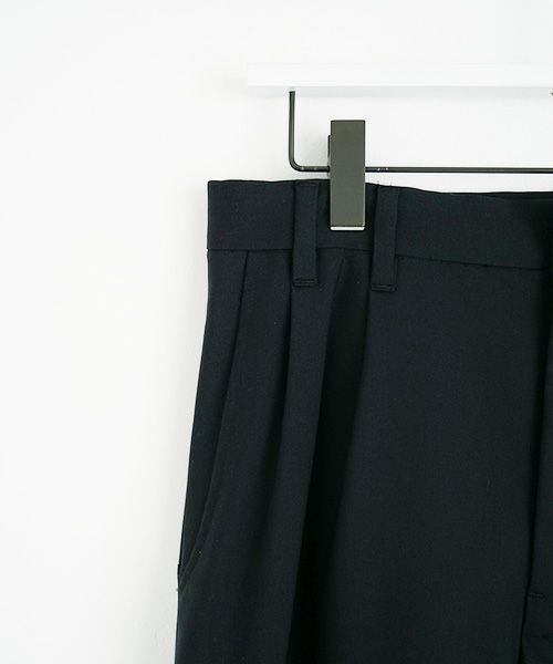 VUy.ヴウワイ.box slit pants vuy-s23-p02[BLACK]_