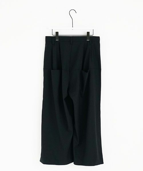 VUy.ヴウワイ.box slit pants vuy-s23-p02[BLACK]_