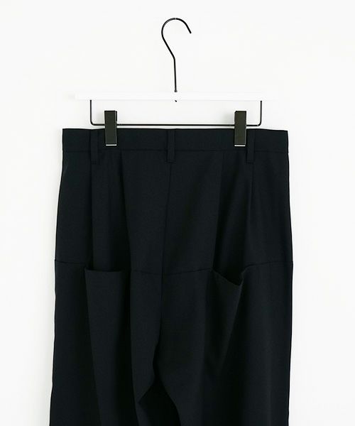 VUy.ヴウワイ.box slit pants vuy-s23-p02[BLACK]_