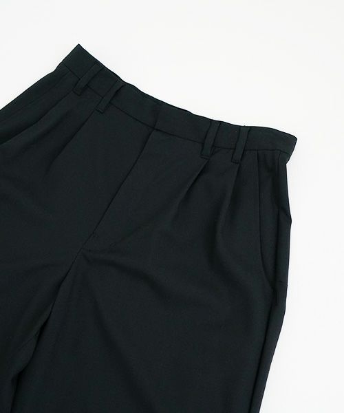 VUy.ヴウワイ.box slit pants vuy-s23-p02[BLACK]_