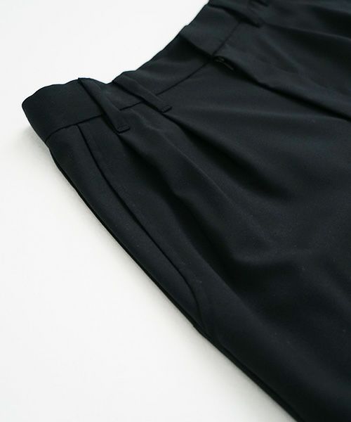 VUy.ヴウワイ.box slit pants vuy-s23-p02[BLACK]_