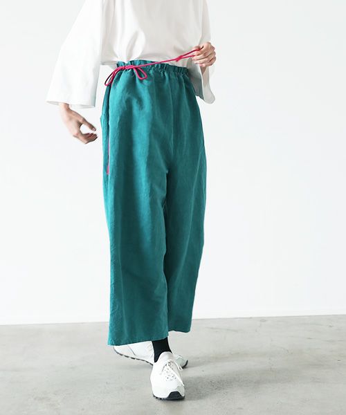 VUy.ヴウワイ.chord easy pants vuy-s22-p03[GREEN]