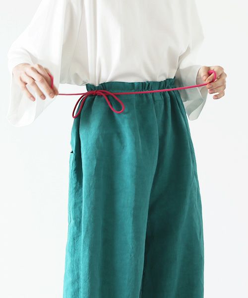 VUy.ヴウワイ.chord easy pants vuy-s22-p03[GREEN]