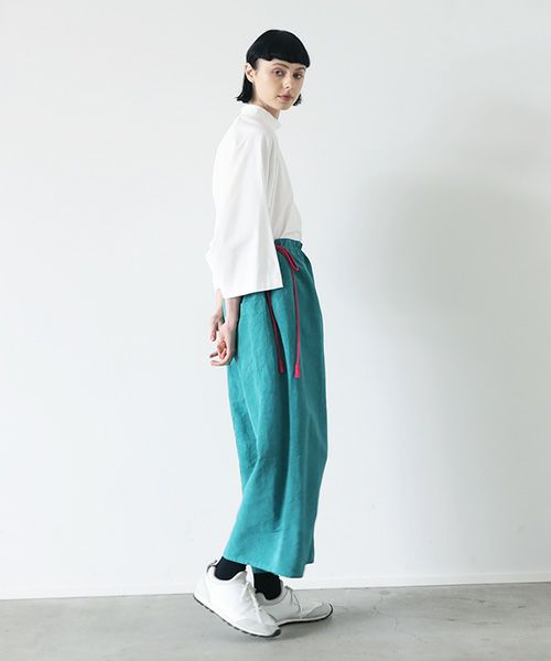 VUy.ヴウワイ.chord easy pants vuy-s22-p03[GREEN]