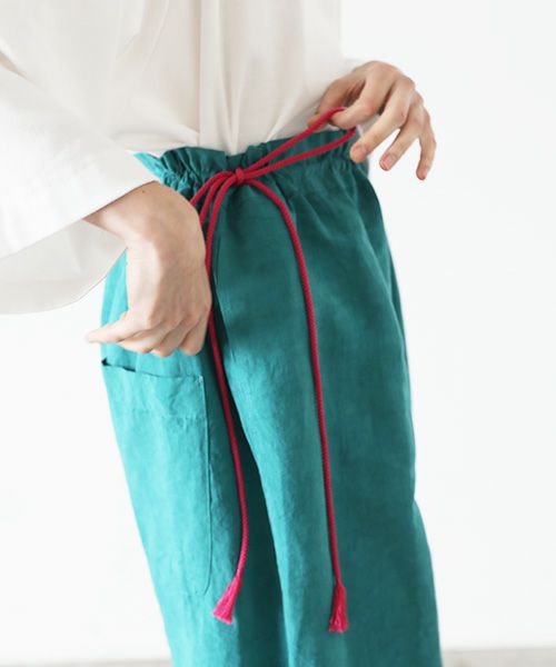 VUy.ヴウワイ.chord easy pants vuy-s22-p03[GREEN]