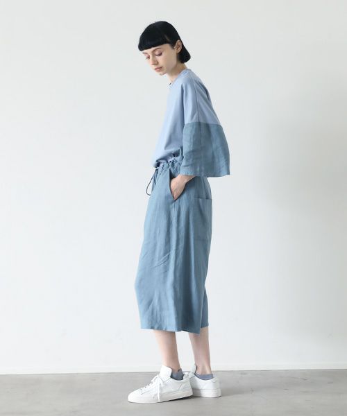 VUy.ヴウワイ.chord short pants vuy-s23-p03[LIGHT BLUE]:s