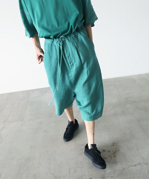 VUy.ヴウワイ.chord short pants vuy-s22-p04[LIGHT GREEN]_