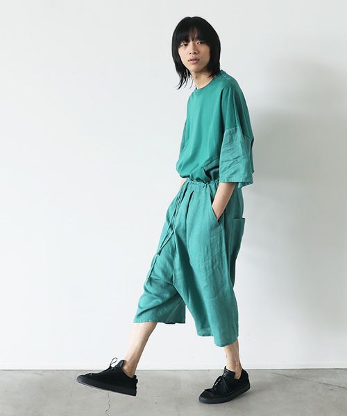 VUy.ヴウワイ.chord short pants vuy-s22-p04[LIGHT GREEN]_