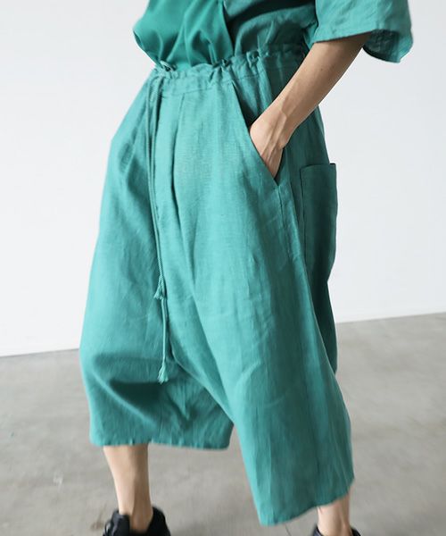 VUy.ヴウワイ.chord short pants vuy-s22-p04[LIGHT GREEN]_