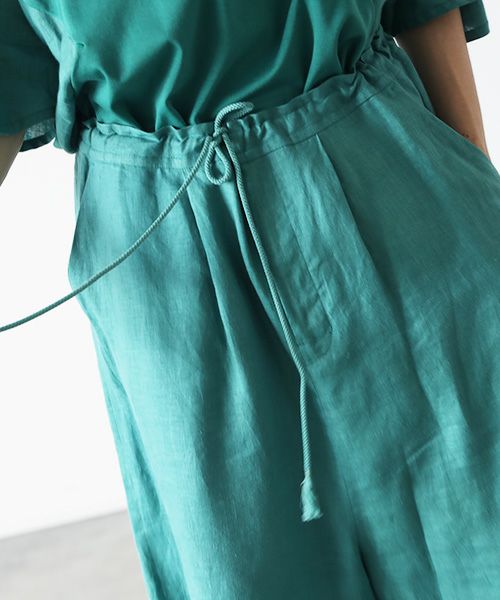 VUy.ヴウワイ.chord short pants vuy-s22-p04[LIGHT GREEN]_