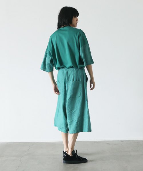 VUy.ヴウワイ.chord short pants vuy-s22-p04[LIGHT GREEN]_