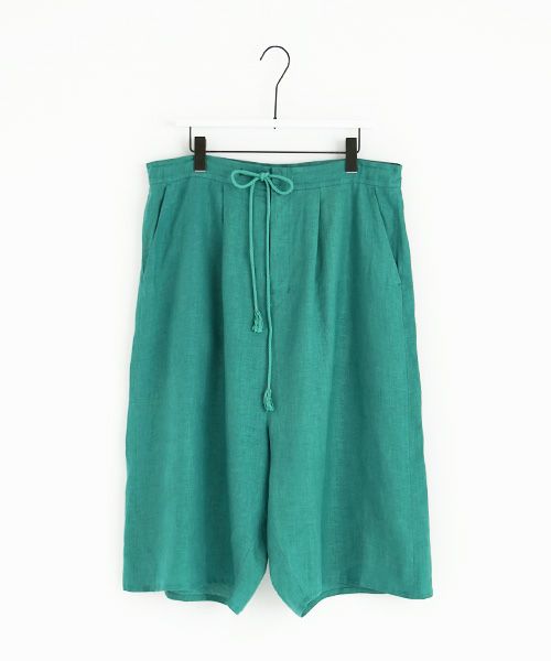 VUy.ヴウワイ.chord short pants vuy-s22-p04[LIGHT GREEN]_