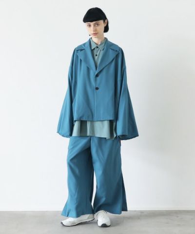 【買い安い】VUyヴウワイshort jacket vuy-s12-j01[BLUE] テーラードジャケット