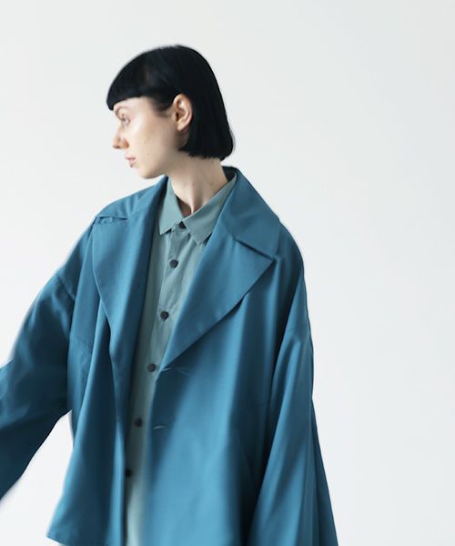 VUy.ヴウワイ.short jacket vuy-s22-j01[BLUE GREEN]_