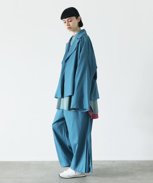 VUy.ヴウワイ.short jacket vuy-s22-j01[BLUE GREEN]_