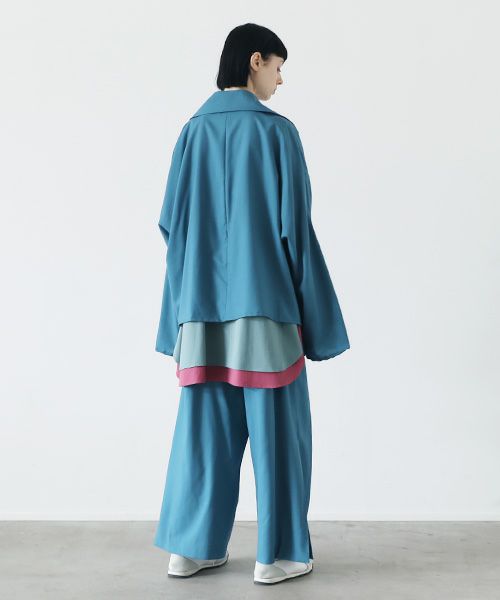 VUy.ヴウワイ.short jacket vuy-s22-j01[BLUE GREEN]_