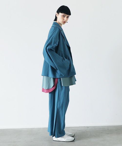 VUy.ヴウワイ.short jacket vuy-s22-j01[BLUE GREEN]_