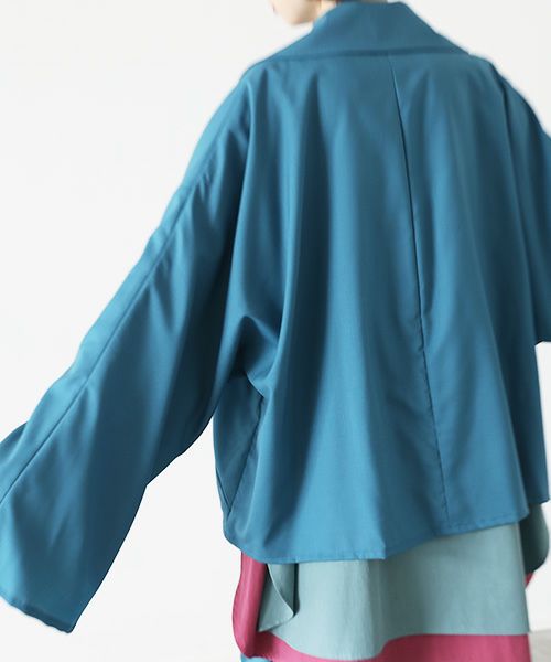 VUy.ヴウワイ.short jacket vuy-s22-j01[BLUE GREEN]_