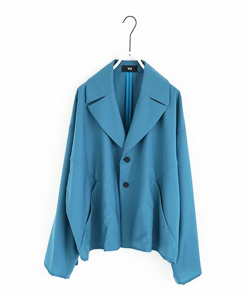 VUy.ヴウワイ.short jacket vuy-s22-j01[BLUE GREEN]_