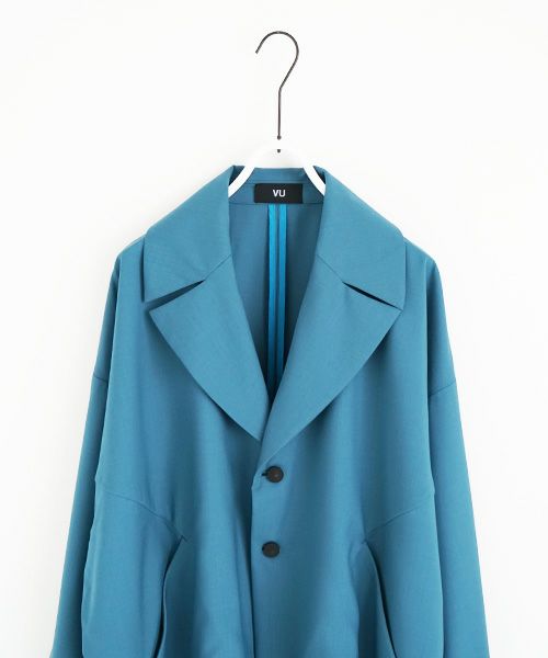 VUy.ヴウワイ.short jacket vuy-s22-j01[BLUE GREEN]_