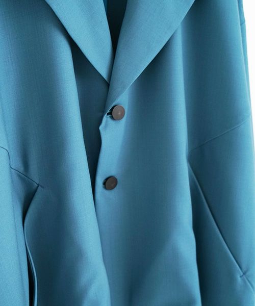 VUy.ヴウワイ.short jacket vuy-s22-j01[BLUE GREEN]_