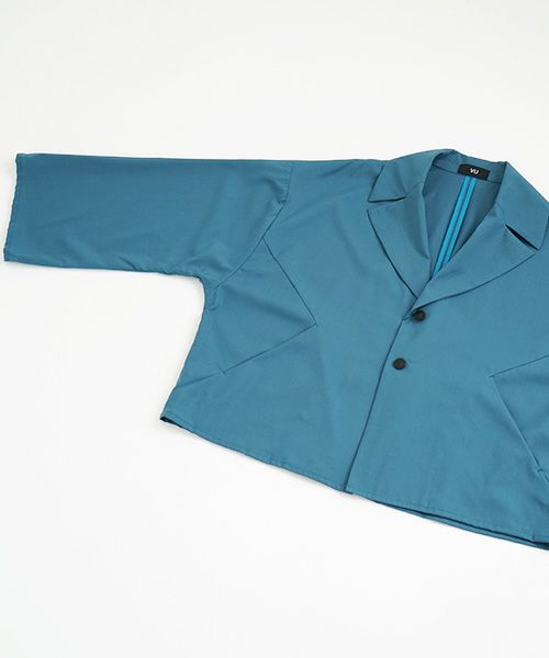 VUy.ヴウワイ.short jacket vuy-s22-j01[BLUE GREEN]_