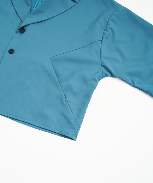 VUy.ヴウワイ.short jacket vuy-s22-j01[BLUE GREEN]_