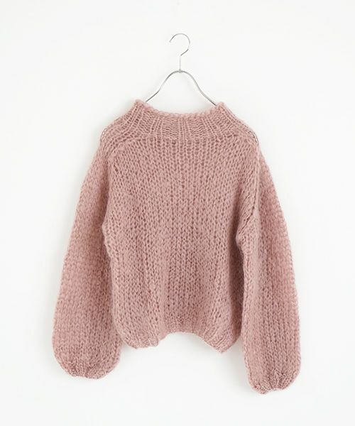 Maiami/マイアミ.Mohair New Pullover.[MMO23110/Antique Pink]