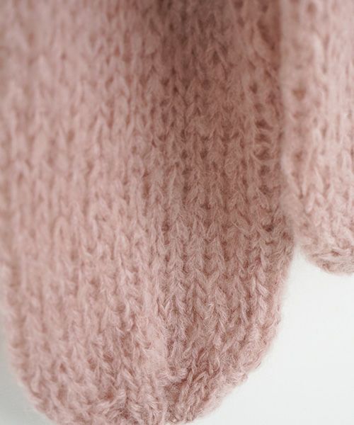 Maiami/マイアミ.Mohair New Pullover.[MMO23110/Antique Pink]