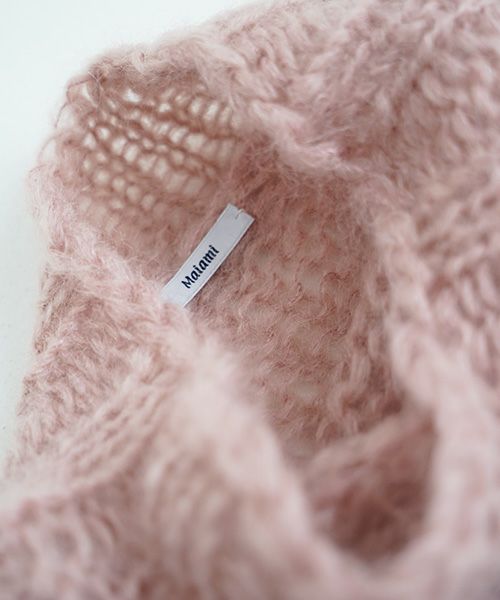 Maiami/マイアミ.Mohair New Pullover.[MMO23110/Antique Pink]