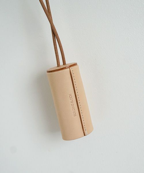 Building Block.ビルディングブロック.CYLINDER KEY LANYARRD[VEG TAN]